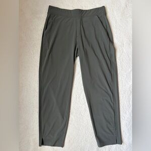 Athleta Olive Green Brooklyn Ankle Pants Women Size 12